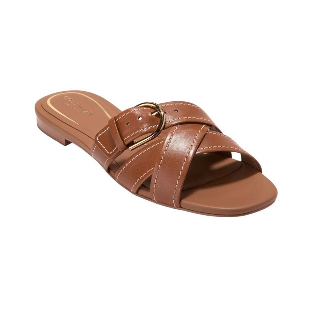 Cole Haan Velma Buckle Leather Sandal